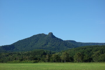 北海道の夏の自然の風景
