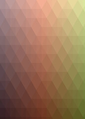 Obraz premium Abstract color Low-Polygones Generative Art background illustration