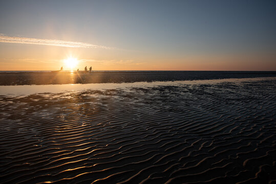 Sundown at the Car Beach at Romo