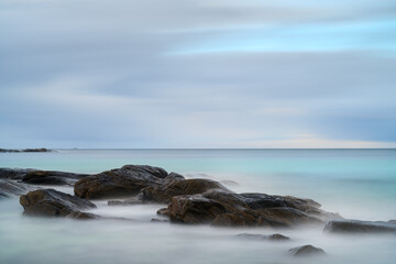 Obraz premium Beach scene long exposure
