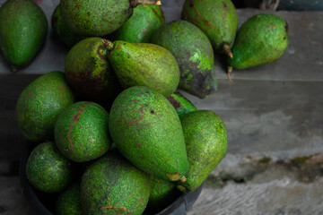 The best fruit in tropical country, this is it the Avocado. Alpukat or Avocado. selective focus