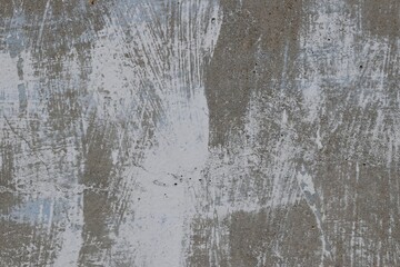 Concrete texture. Abstract cement background wallpaper. Washed watercolor white paint over dirty cyan paint on old concrete surface. Abstract grunge background.