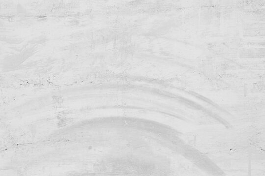 Subtle White Washed Wall Texture Background. Cool Light Soft Grey Pattern Of Concrete Or Cement Surface. Abstract Template For Print Or Design.