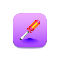 Screwdriver Logo Vector Symbol Icon Design Style