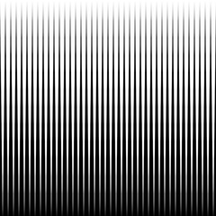 Geometric of gradient stripe pattern. Design vertical lines black on white background. Design print for illustration, texture, wallpaper, background.