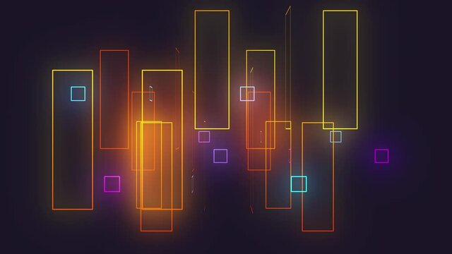 4K abstract presentation background. Abstract decoration