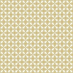 Geometric of round nails pattern. Design classic style gold on white background. Design print for illustration, texture, wallpaper, background.