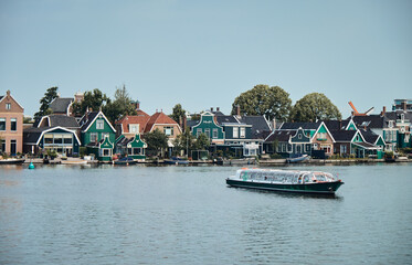 Fototapeta na wymiar Zaanse Schans village, Netherlands