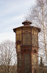 water tower against the sky