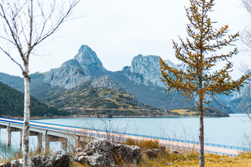 lake in the mountains