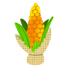 corn as an element of the Brazilian festival festa junina.