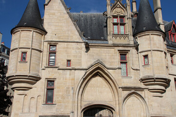 gothic mansion (sens) in paris (france) © frdric