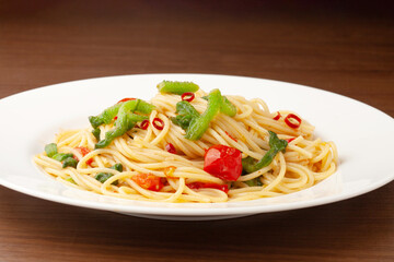 アイスプラントのペペロンチーノ