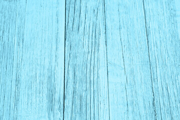 Weathered blue wood textured material background