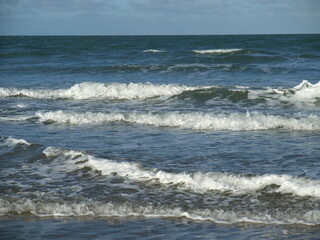 Waves on Martin beach in Plerin