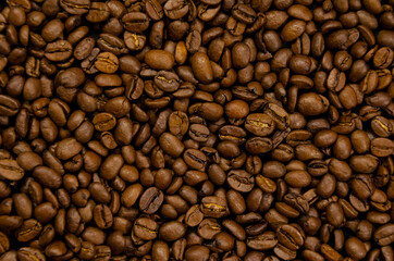 Obraz premium Fresh aromatic roasted coffee