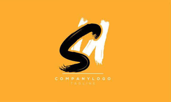 Abstract Letter Initial SU US Vector Logo Design Template.