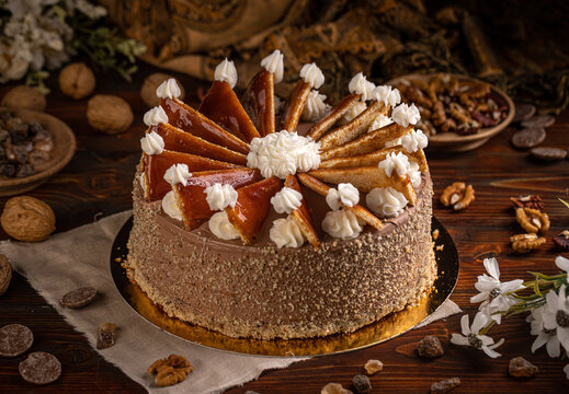 Hungarian Dobosh cake