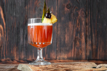 Glass of Club Cocktail