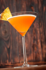 Glass of Downhill racer cocktail