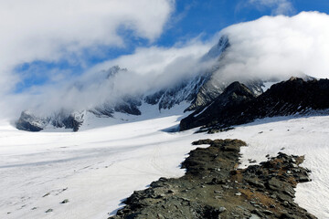 Obraz premium Grossglockner, the highest mountain in Austria, Hohe Tauern National Park, Europe