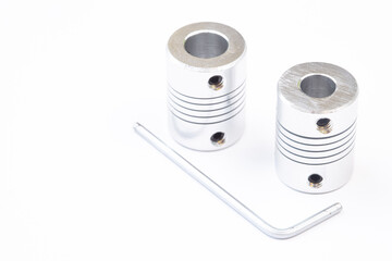 Aluminum Flexible Jaw Couplings for stepper motors on cnc machines