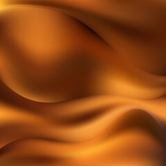 gloden silk vector background. Smooth elegant golden silk or satin luxury cloth texture can use as wedding background. Luxurious background design. Retro style.fabric silk texture.