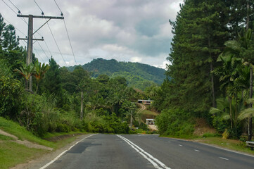Fijian Mountain Road, travel photo
