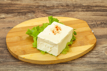 Greek traditional soft feta cheese
