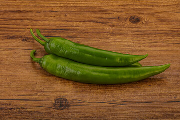 Ripe tasty spicy green pepper