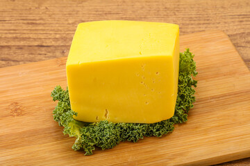 Yellow tilsiter cheese dairy product