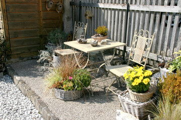 Small cafe in a Swiss village