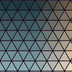 Abstract color Low-Polygones Generative Art background illustration