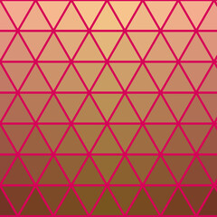 Abstract color Low-Polygones Generative Art background illustration