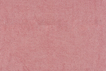 Pink microfiber cloth. The concept of household services for households