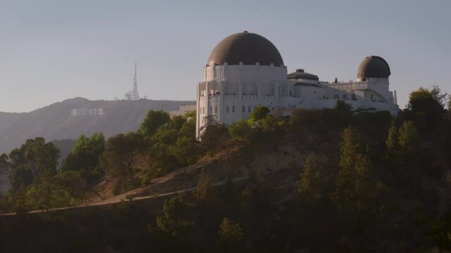 Griffith Observatory on the south slope of Mount Hollywood
