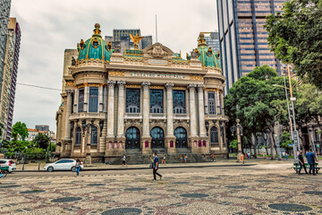 The Theatro Municipal (Municipal Theater) in Rio de Janeiro