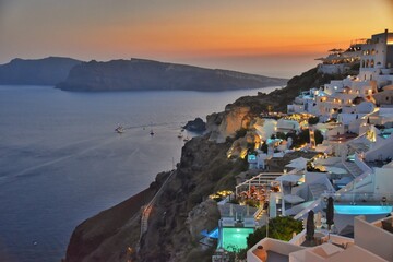 village at sunset city