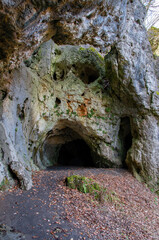 Grotte Neideck near the ruins of Neideck Castle in Franconian Switzerland, Germany