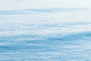 Blue water surface with small waves. Abstraction.