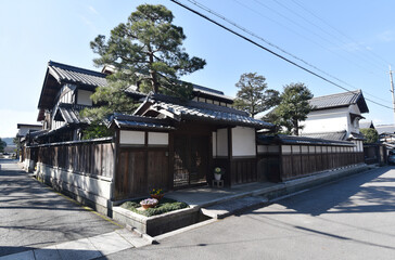 五個荘金堂町　街の建物　滋賀県東近江市