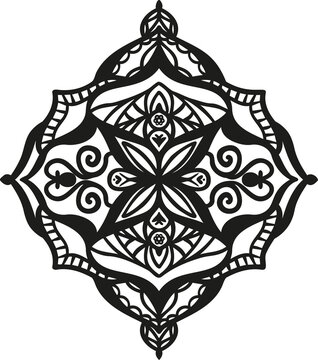 recommend clip art: Oriental vector graphic mandala element.