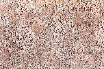 Heavy textured wallpaper . Embossed texture , interior wall surface