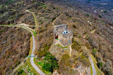 Burg Nollig Luftbilder | Luftbildaufnahmen von der Burg Nollig in Hessen