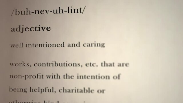 Benevolent Definition