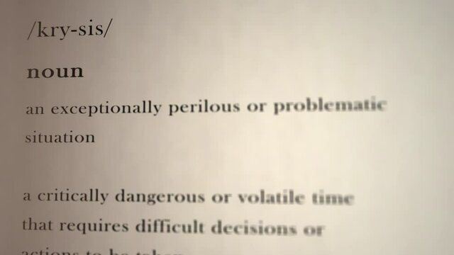 Crisis Definition