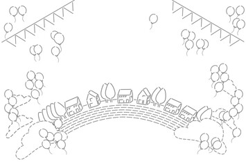 30 417 Balloon Sunny Wall Murals Canvas Prints Stickers Wallsheaven