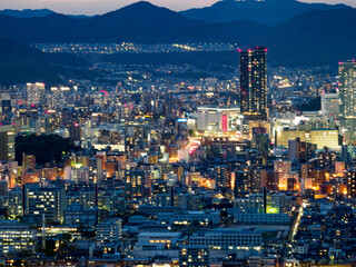 広島　夜景　都市景観