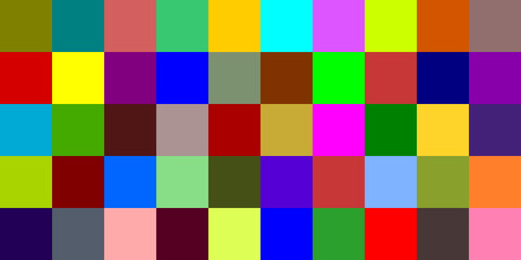 Patrón de cuadrados grandes en colores alegres