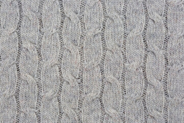 Close-up texture of a knitted fabric of a factory-made